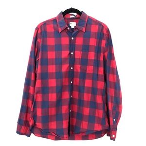 J Crew Men’s Tailored Cotton Dress Shirt - Medium